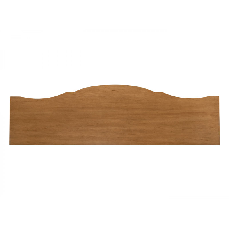 Laguna Mid-Century Modern Bowfront Brown Sideboard with 3 Drawers