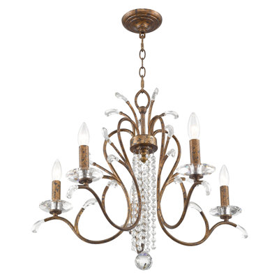 Almirah 5 - Light Steel Dimmable Chandelier