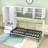Twin-Size Murphy Bed with Built-in Desk and Storage