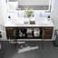 Meuble-lavabo double 60 po avec dessus de meuble-lavabo Prancer-88597361