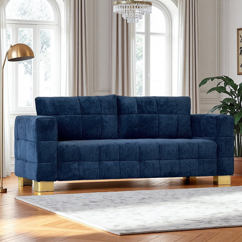 Canapé 81,89 po, Bleu