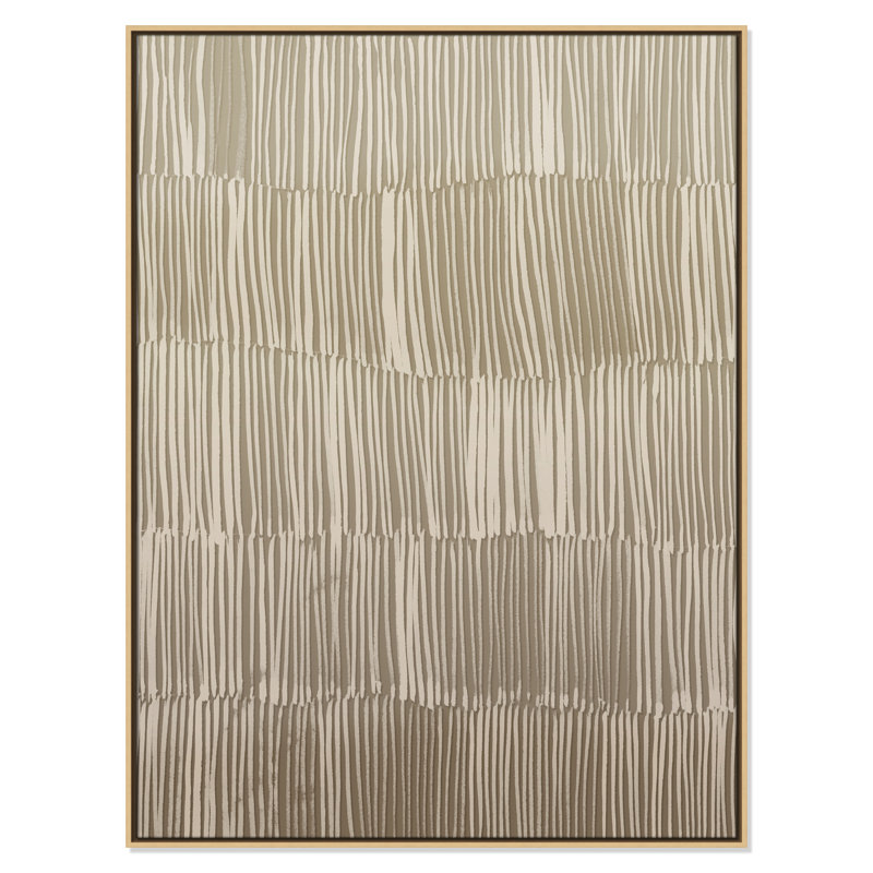 Linear Calm I Print par , Flotteur naturel, H 49,5 po x l 37,5 po