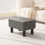 Petit repose-pieds en cuir avec repose-pieds-531713495