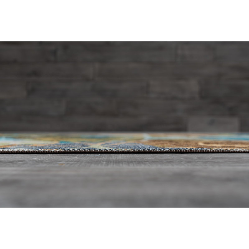 Paquette Abstract Indoor Rug, Rectangle 5'2" x 7'8"