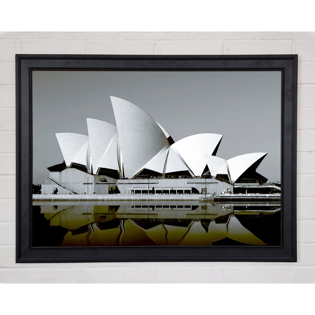 Sydney Opera House Green Harbour Gerahmter Druck