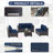 6-Person All-Weather Wicker Modular Patio Conversation Set with Cushions-109423079