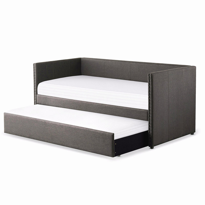Méridienne grise rembourrée 1pc, Gris
