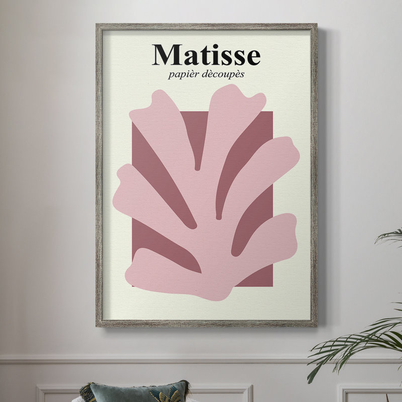 Matisse CECLV, reproduction d'art encadrée - bois massif, H 15 po x l 12 po