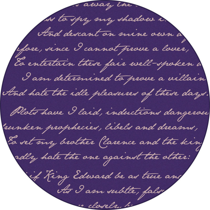Pherson Solid Colour Area Rug, Round 347cm