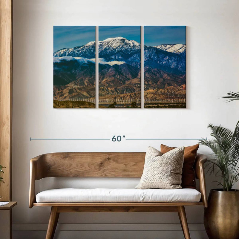Mont San Jacinto et Coachella, H 28 po x l 45 po