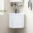 16" Modern Wall-Mounted Single Bathroom Vanity for Small Space-1532015229