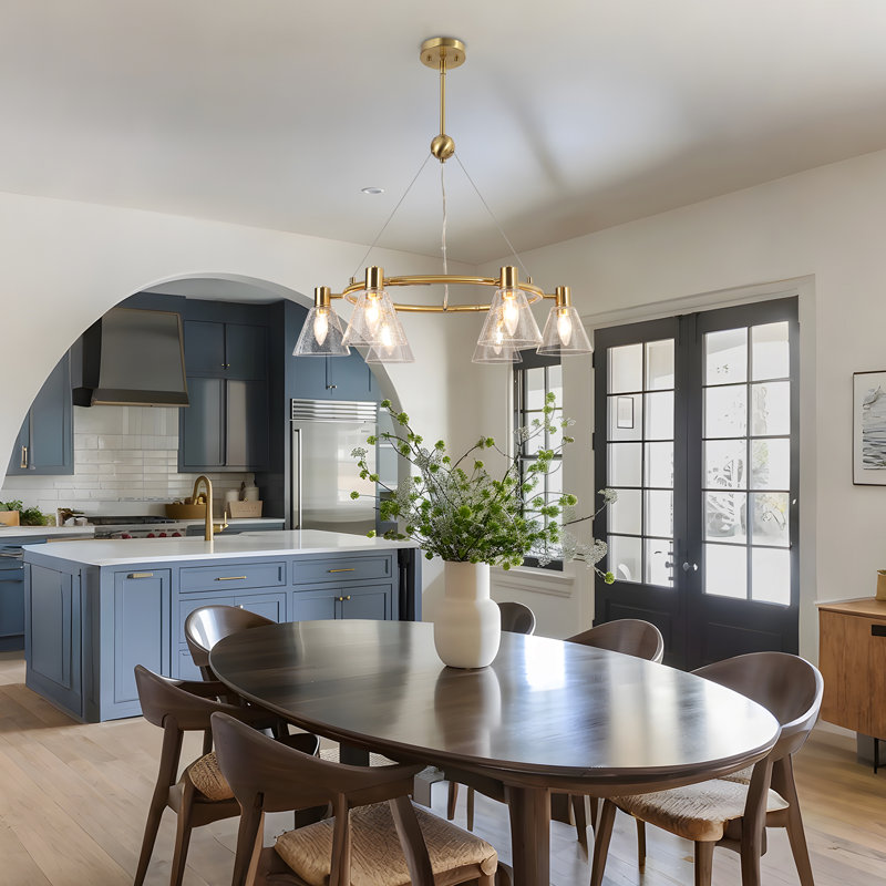 Fieldhouse 6-Light Wagon Wheel Chandelier