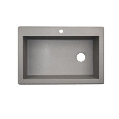 33'' L Single Bowl Granite Kitchen Sink
