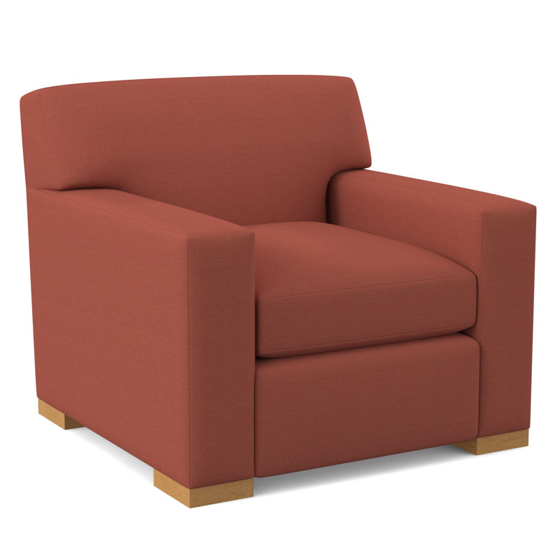 Elkins Armchair, Margaret Lipstick, Amber
