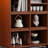 Brown Solid Wood Versatile Storage Bookcase