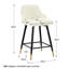 Tabouret de bar et de comptoir pivotant revêtu de velours-873056582-895881239