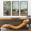 "Texas Sunrise" par Nancie King Mertz, reproduction sur toile flottante de 3 pièces-62940739