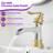 Single-Hole Single-handle Bathroom Faucet with Drain Assembly-87196177