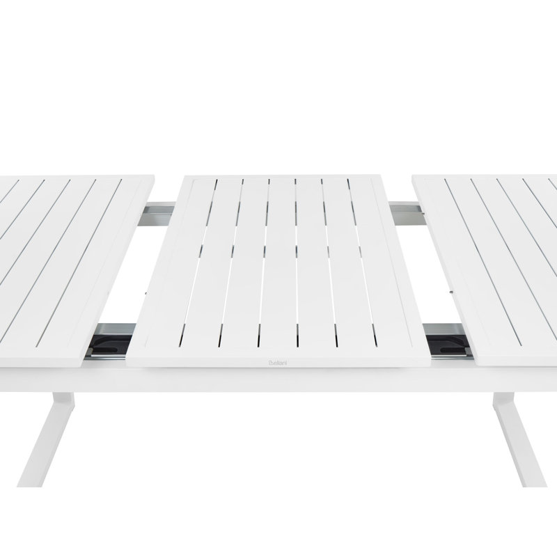 Nelica Rectangular Extendable Outdoor Dining Table - 180 cm W 90 cm D