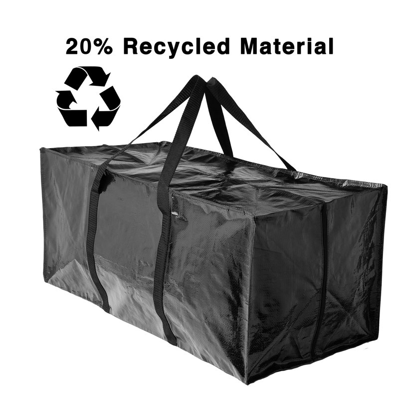 Moving Bags Heavy Duty Extra Large Stronger Handles Wrap Totes Storage Boxes Storage Totes Moving Boxes Packing Box,(Black/5 PCS)