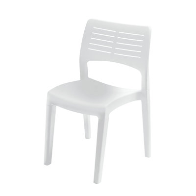 Chaise d'appoint empilable pour patio