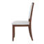 Chaises de salle à manger rembourrées avec pieds en bois d'hévéa Gary-2079222624