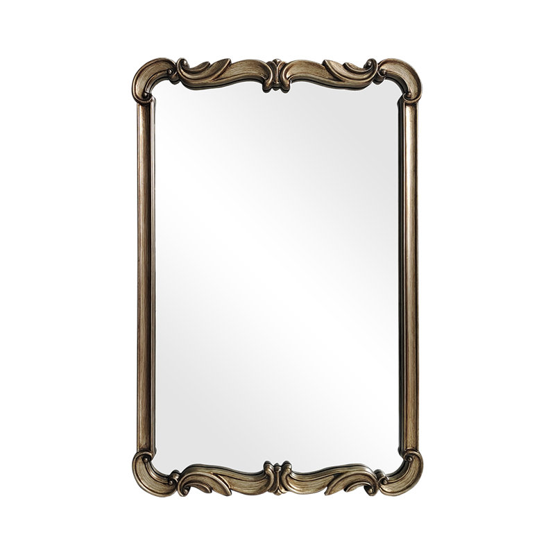 Asbille Antique Silver Wall Mirror, Silver