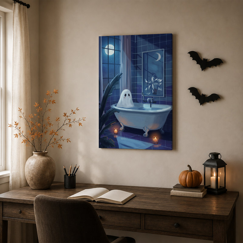 Art mural sur toile Halloween, 36"H x 24"W