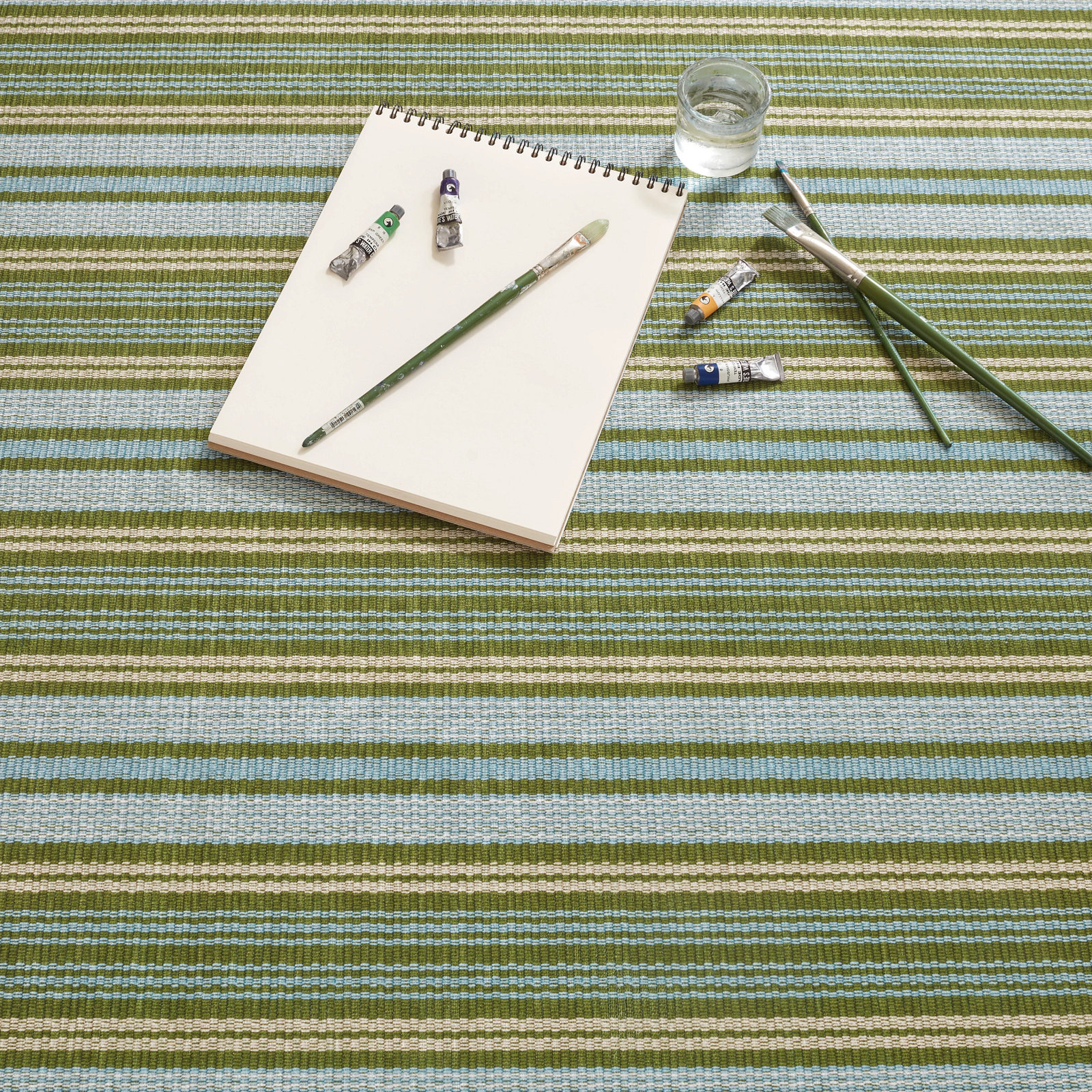 Caravan Stripe Multi Machine Washable Rug, Rectangle 8'6" x 11'6"