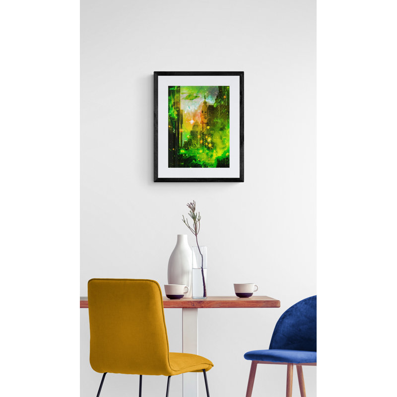 Market Street UFO Print by Kevin Quinn, 25.25" H x 31.25" W