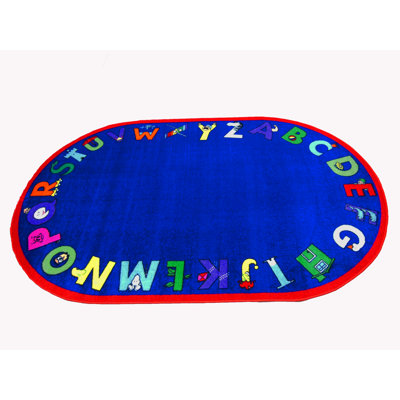 Tapis décoratif bleu Poole