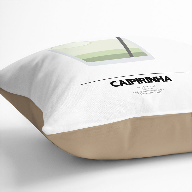 Caipirihna Square Throw Cushion, Stone, 40cm H x 40cm W x 15cm D