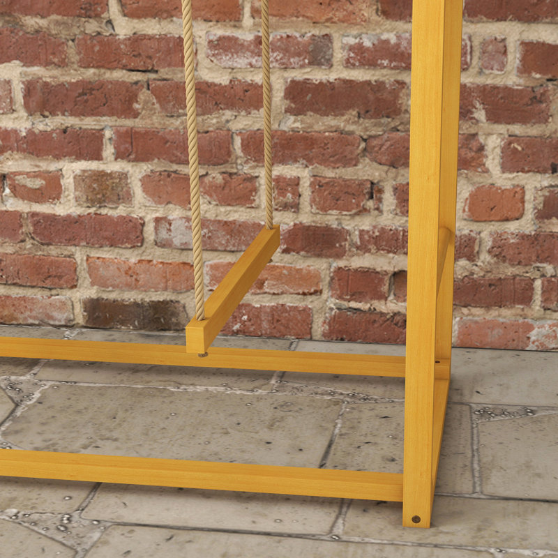Poulailler 11,79 pieds carrés Darinesha pour 2 poulets, bois, Or