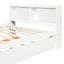 Engeliene Wooden Bed with Trundle,Storage Bed Frame with Bookcase-1110050836-1127583156