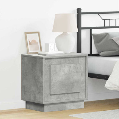 Bedside Cabinet With 2 Pcs 44 X 34.5 X 45 Cm