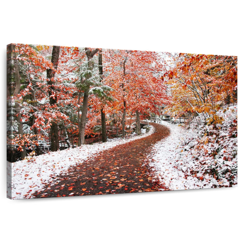 Alvord, forêt d'automne et d'hiver, H 24 po x l 36 po
