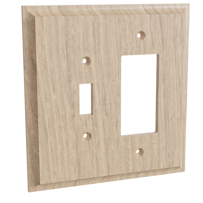 Switch And Rocker Combo - Cherry, White Oak