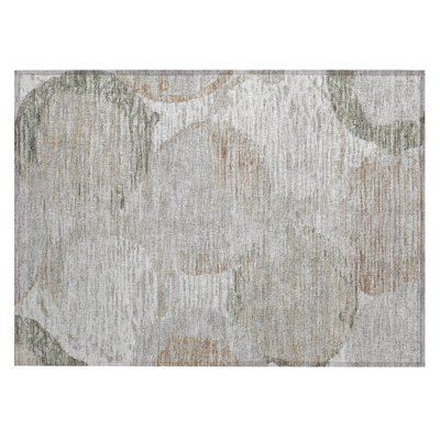 Machine Washable Indoor/Outdoor Chantille ACN2744 Geometric Rug