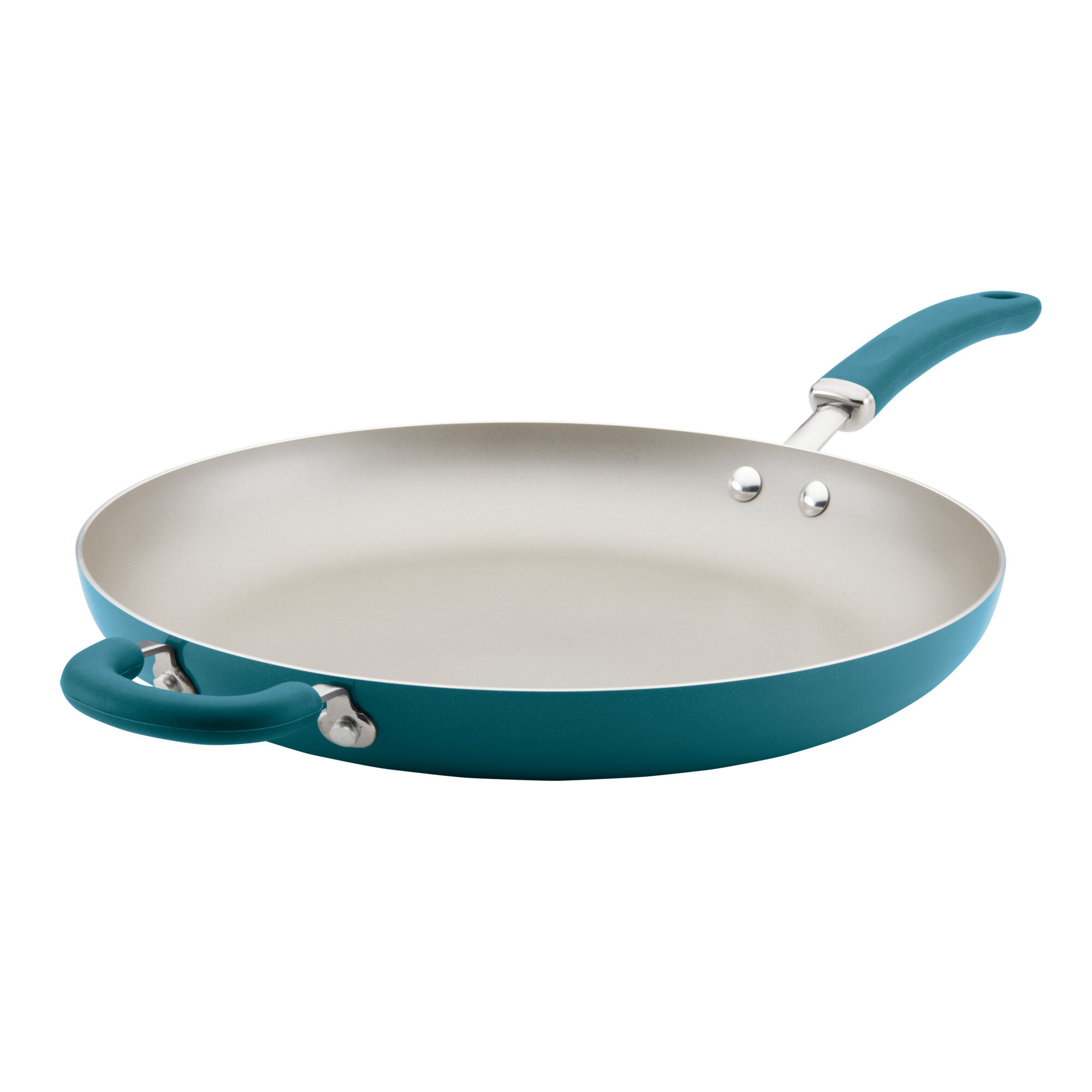 https://assets.wfcdn.com/im/60516466/compr-r85/1457/145761134/rachael-ray-create-delicious-aluminum-nonstick-frying-pan-with-helper-handle-145-inch-teal-shimmer.jpg