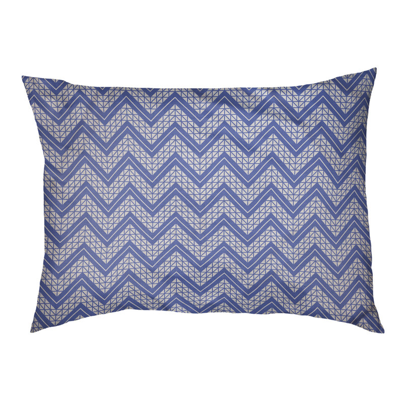 Coussin Chelan, Grand (l 50 po x P 40 po x H 7 po), Bleu