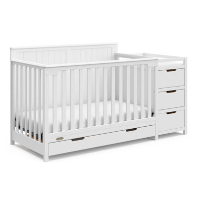 Hadley 5-in-1 Convertible Crib and Changer with Storage