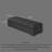 Tufted Crumple Grain Leather Solid Wood Storage Ottoman