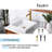 Luxier 16.5" Square Ceramic Bathroom Vessel Sink