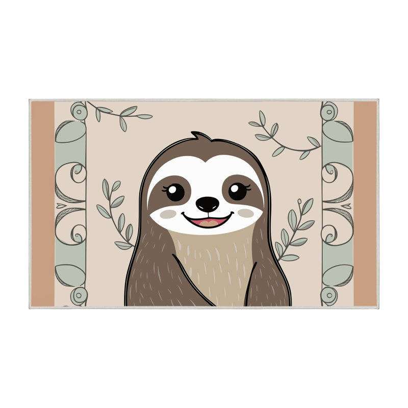 Tapis pour enfants East Urban Home, Rectangle 5 pi x 7 pi