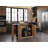  Jewlia 59" W Kitchen Island with Storage Cabinets, Open Shelves, and Breakfast Bar-1783318664