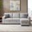 Plyzo Sectional Gray