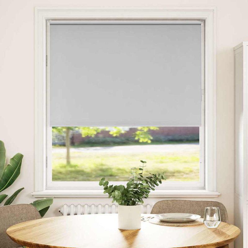 Roller Blind, Light Grey, 160cmW x 230cmL