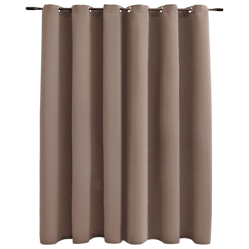 Azurdee Blackout Curtain Single Panel, Taupe