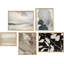 «Grunge Pastel Paint Stroke Landscape Abstract Shape», art numérique moderne encadré sur papier, impression de 5 pièces-92584229