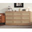  Commode 9 tiroirs avec station de charge, commode large pour chambre à coucher ou salon-1591984120